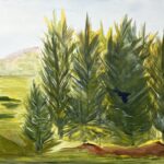 Painting of trees and nature