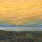 Painting of a sunrise.