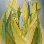 Painting of yellow flowers