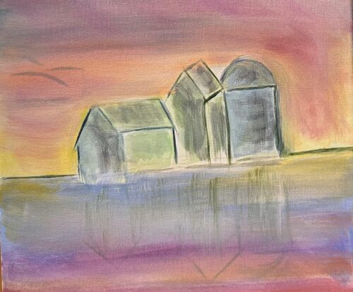 Painting of a house